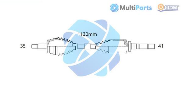 ODM-MULTIPARTS 18-162880 ODM-MULTIPARTS 18-162880