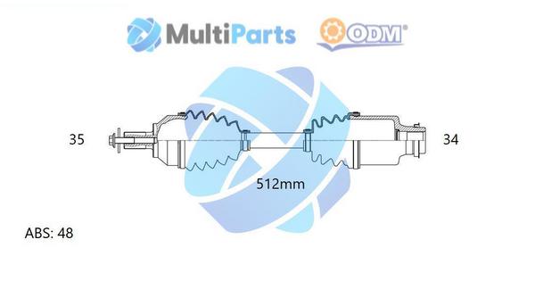 ODM-MULTIPARTS 18-141241