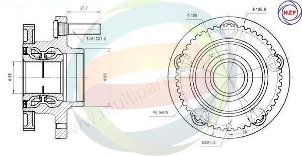 ODM-MULTIPARTS 70-150024