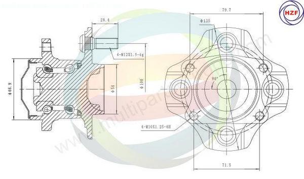 ODM-MULTIPARTS 70-090045