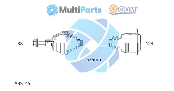 ODM-MULTIPARTS 18-215021