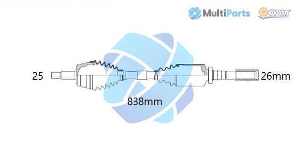 ODM-MULTIPARTS 18-296050