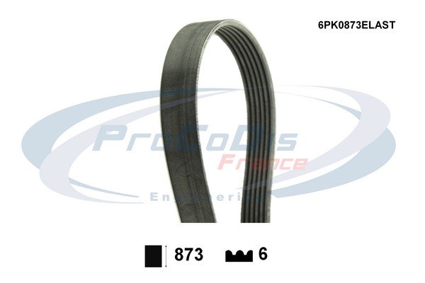 PROCODIS FRANCE 6PK0873ELAST