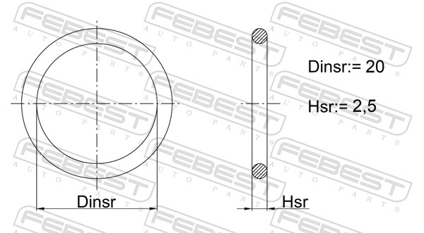 FEBEST 01400-005 FEBEST 01400-005