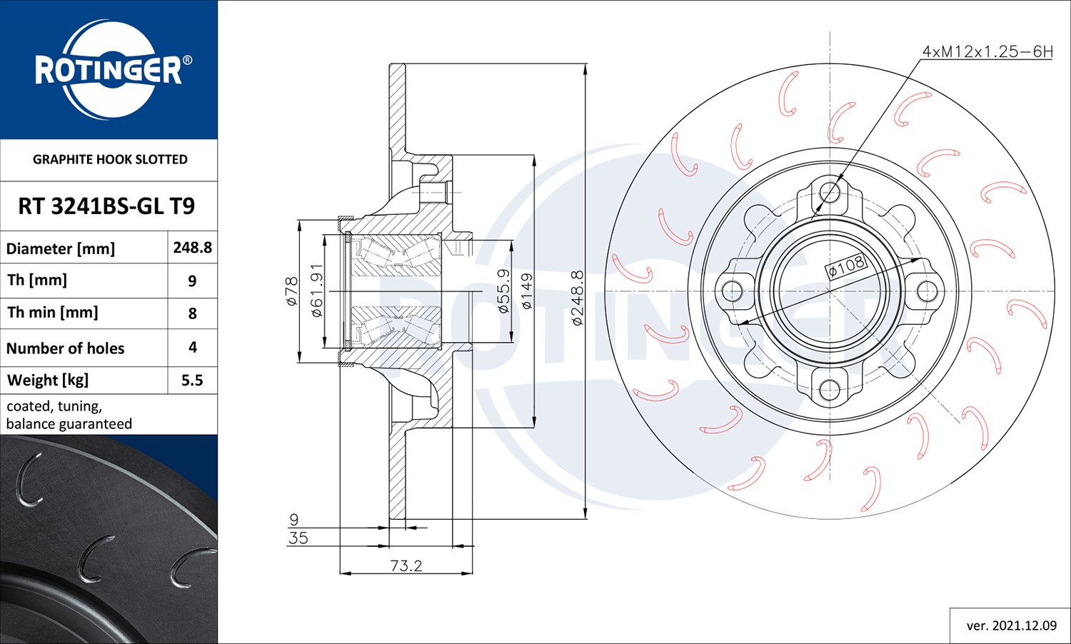 ROTINGER RT 3241BS-GL T9