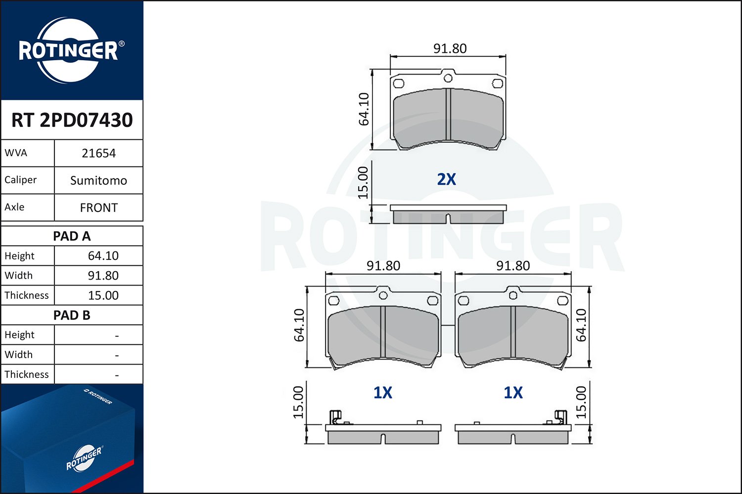 ROTINGER RT 2PD07430