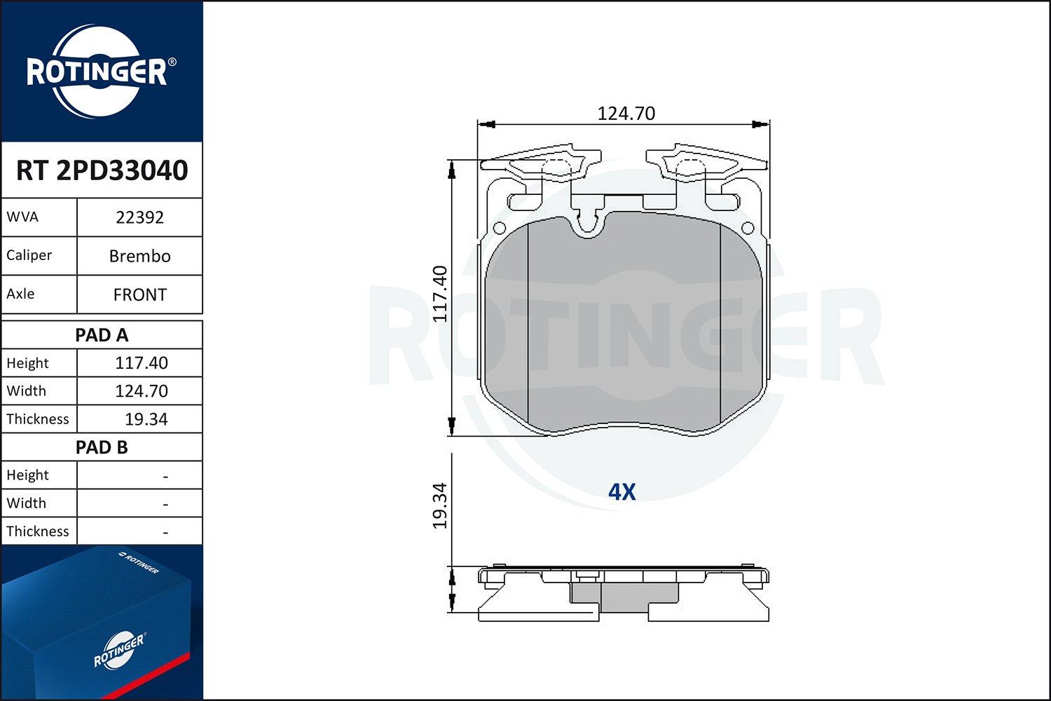 ROTINGER RT 2PD33040