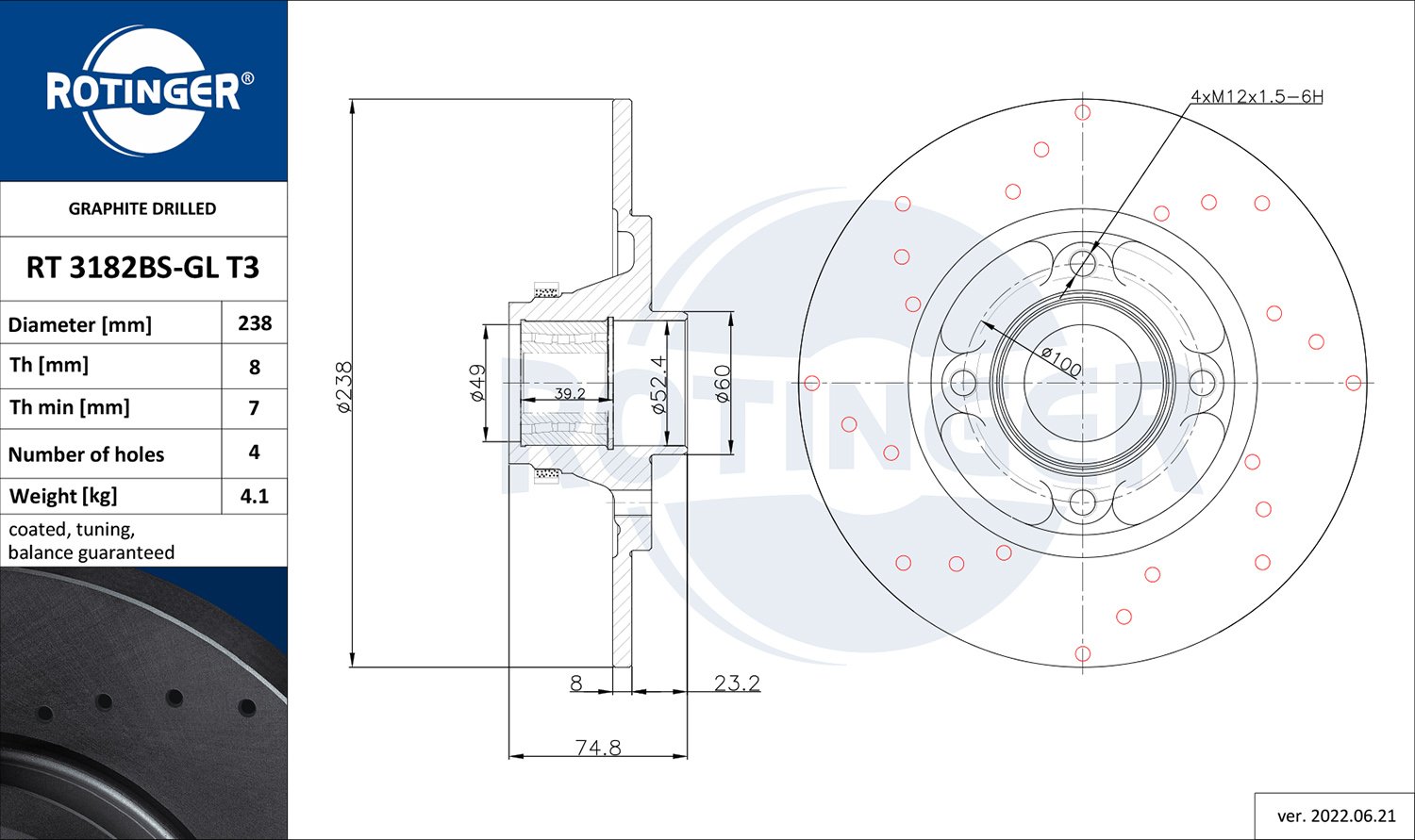 ROTINGER RT 3182BS-GL T3