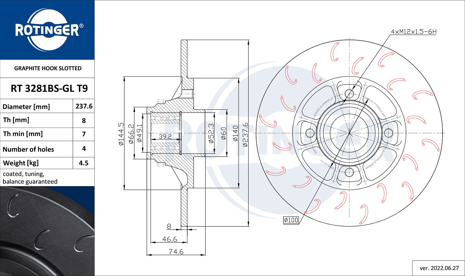 ROTINGER RT 3281BS-GL T9