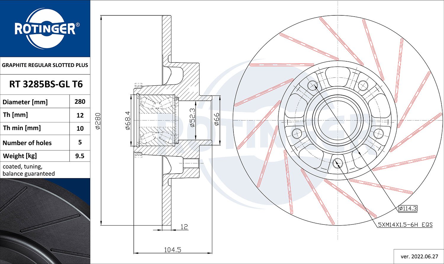 ROTINGER RT 3285BS-GL T6