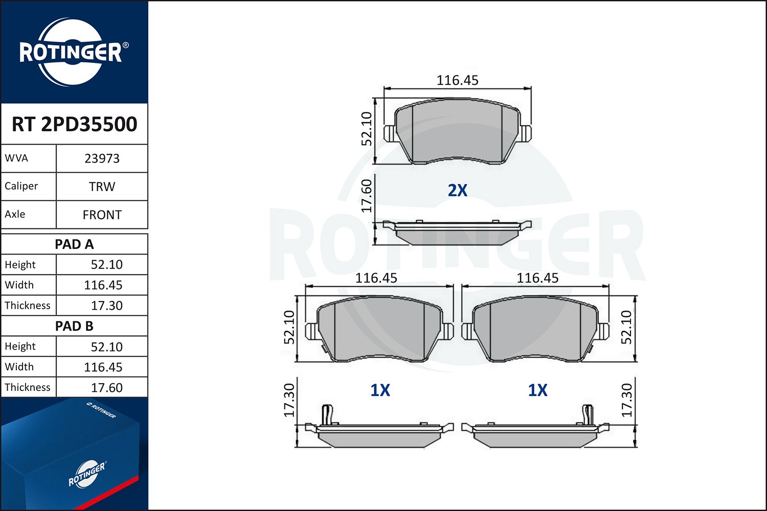 ROTINGER RT 2PD35500