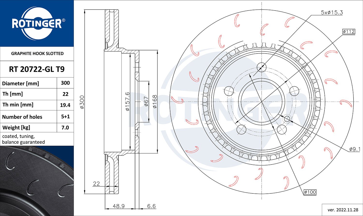 ROTINGER RT 20722-GL T9