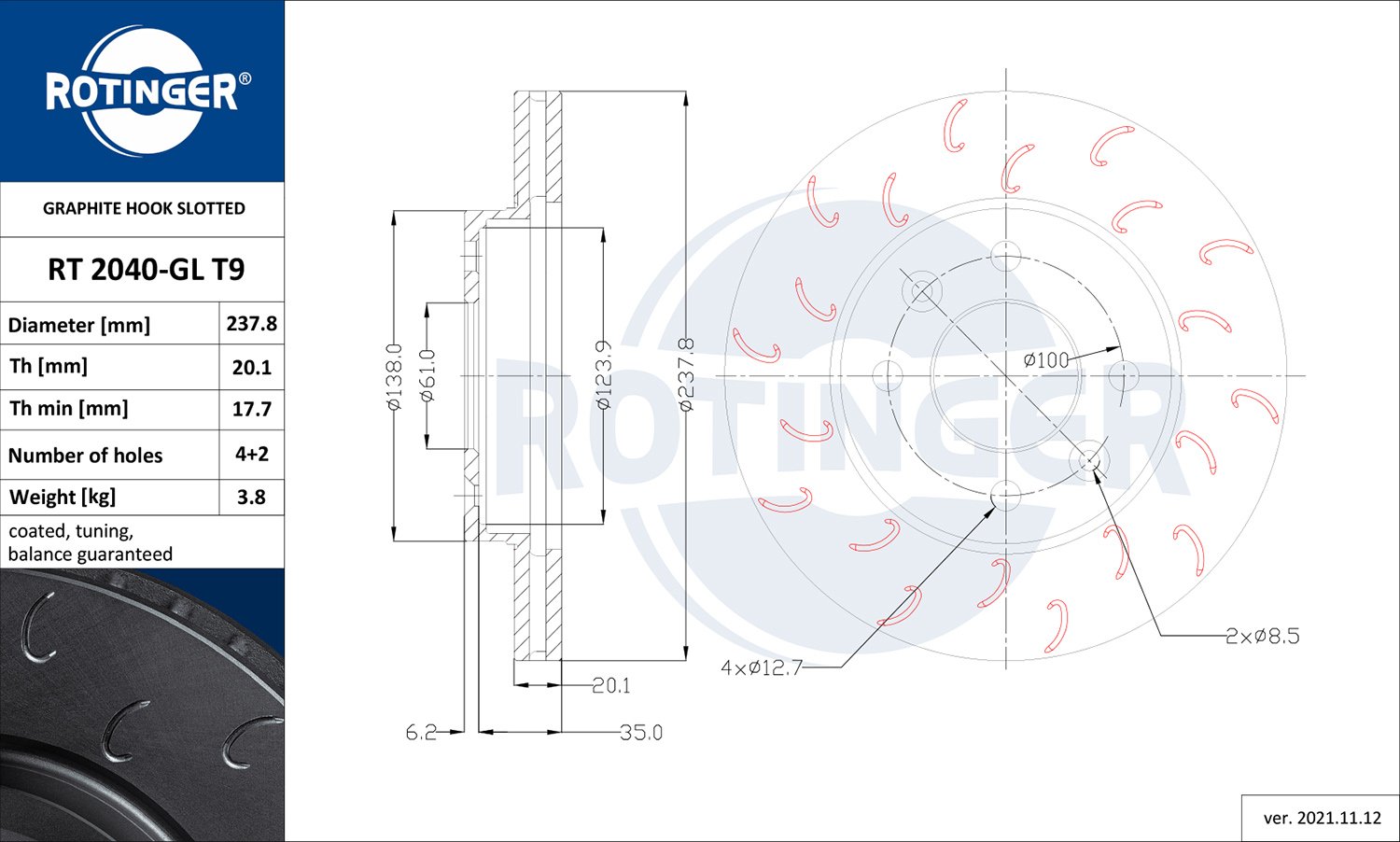 ROTINGER RT 2040-GL T9