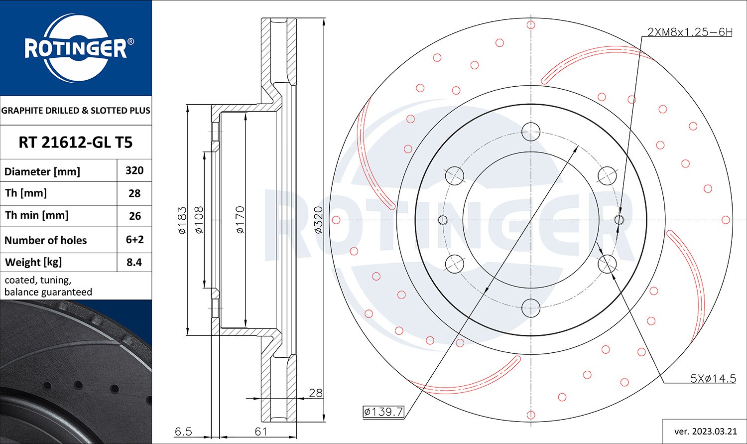 ROTINGER RT 21612-GL T5