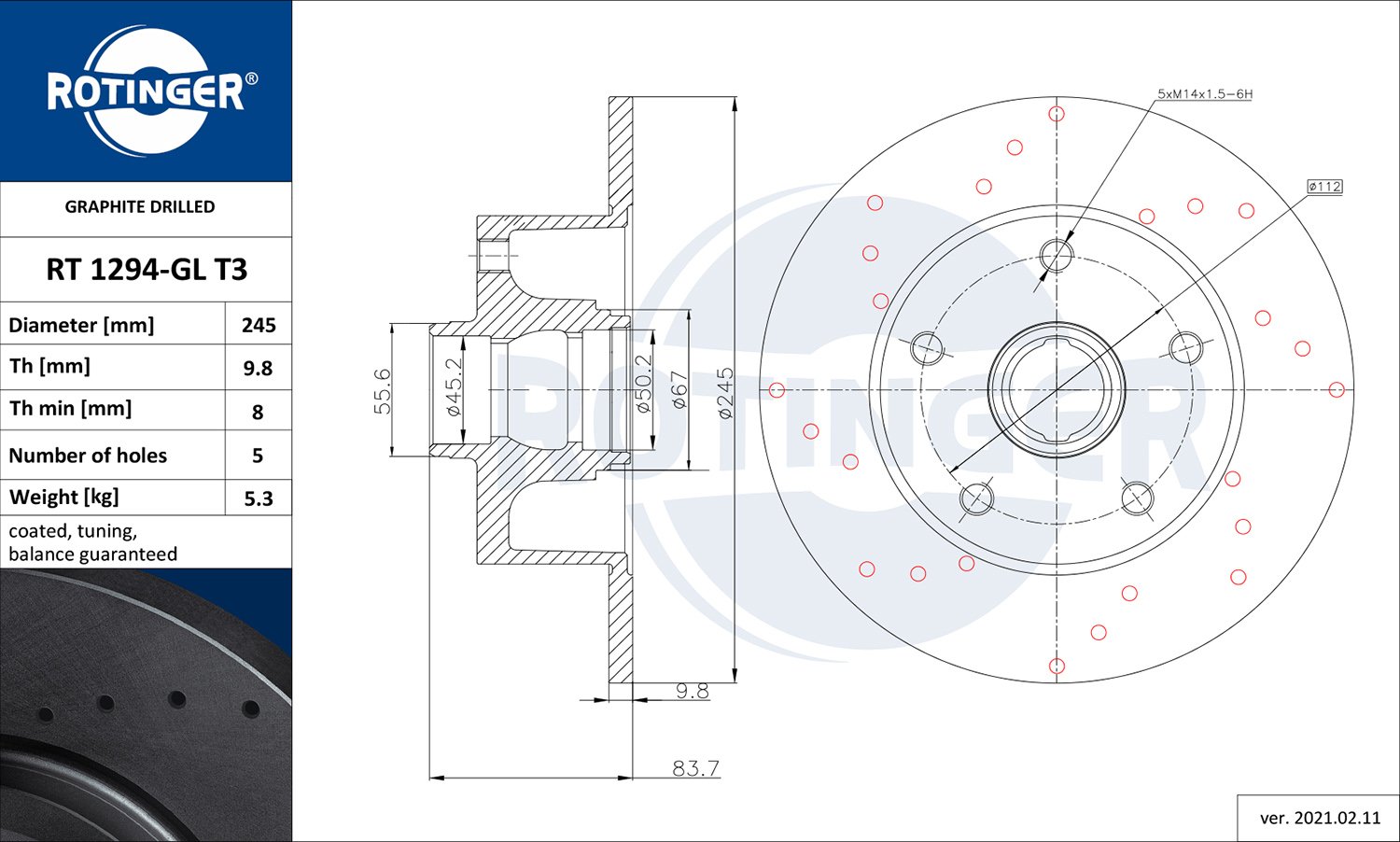 ROTINGER RT 1294-GL T3 ROTINGER RT 1294-GL T3