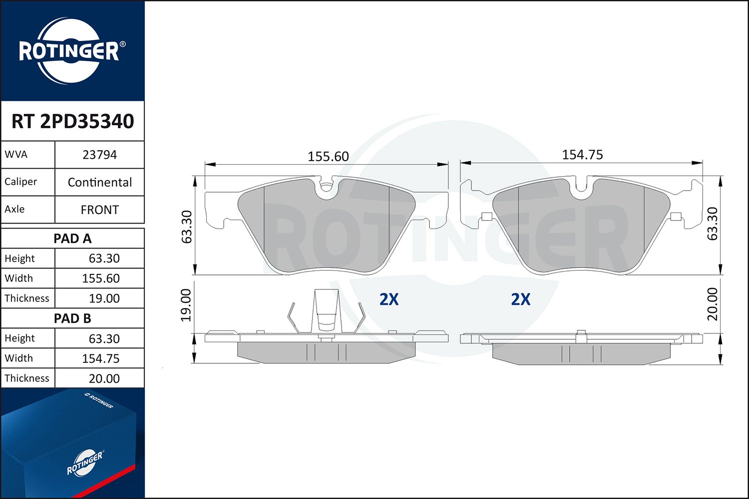 ROTINGER RT 2PD35340