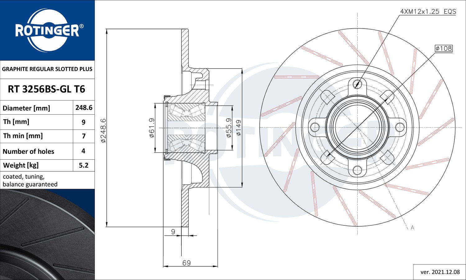 ROTINGER RT 3256BS-GL T6