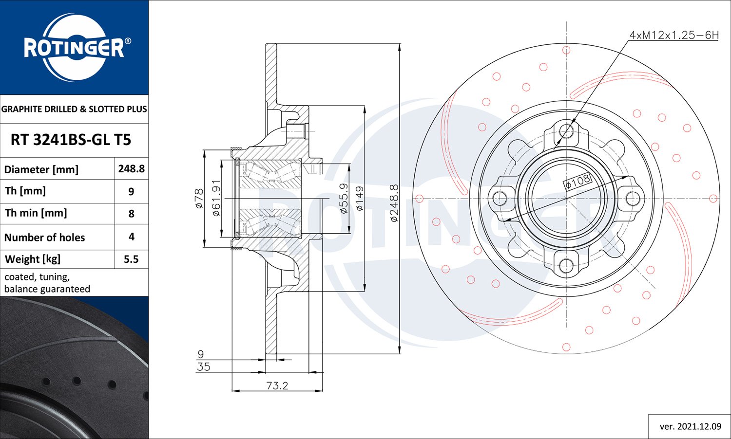 ROTINGER RT 3241BS-GL T5