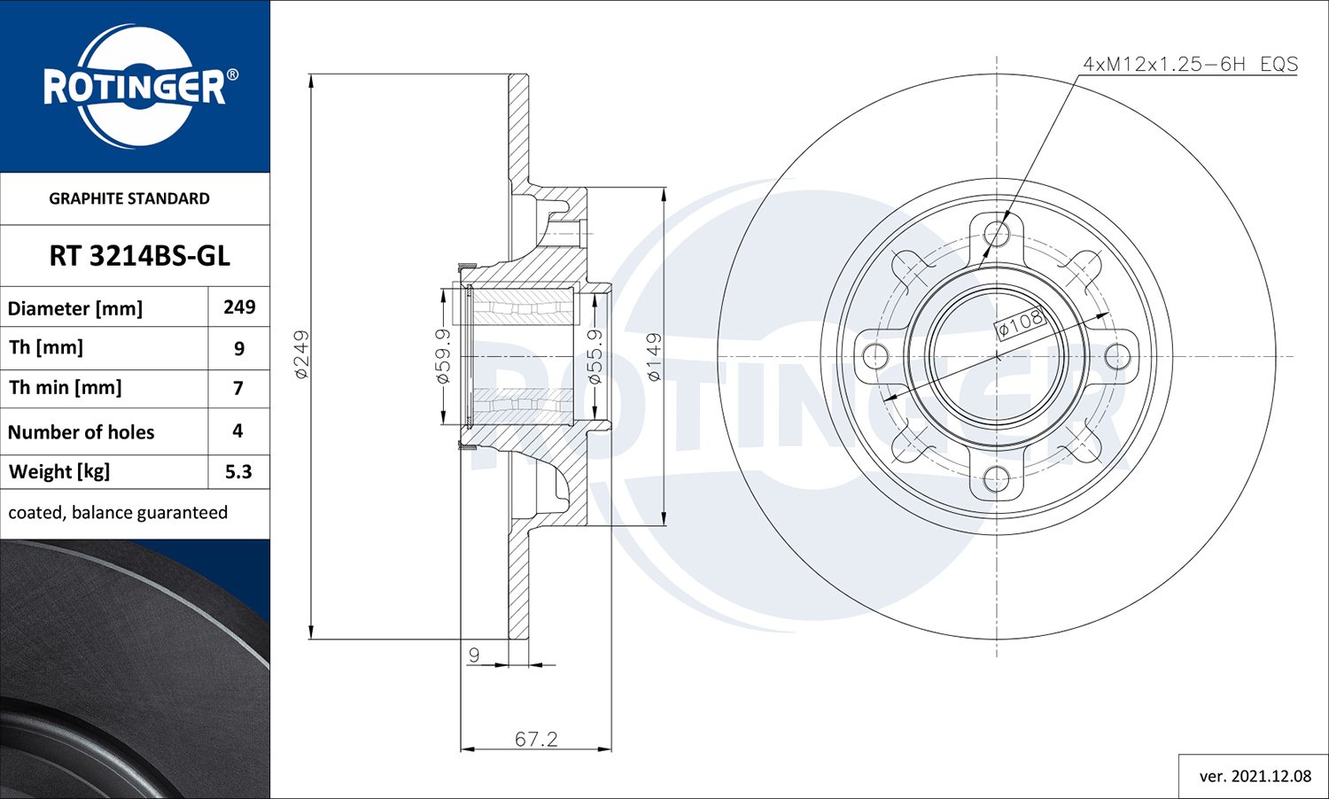 ROTINGER RT 3214BS-GL