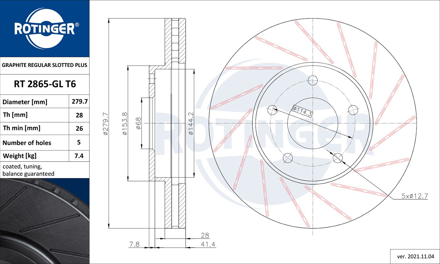 ROTINGER RT 2865-GL T6