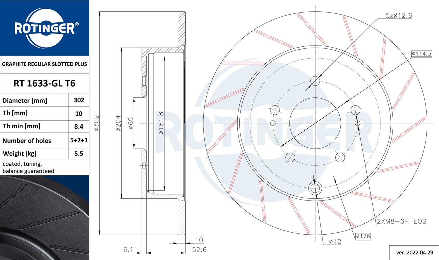 ROTINGER RT 1633-GL T6