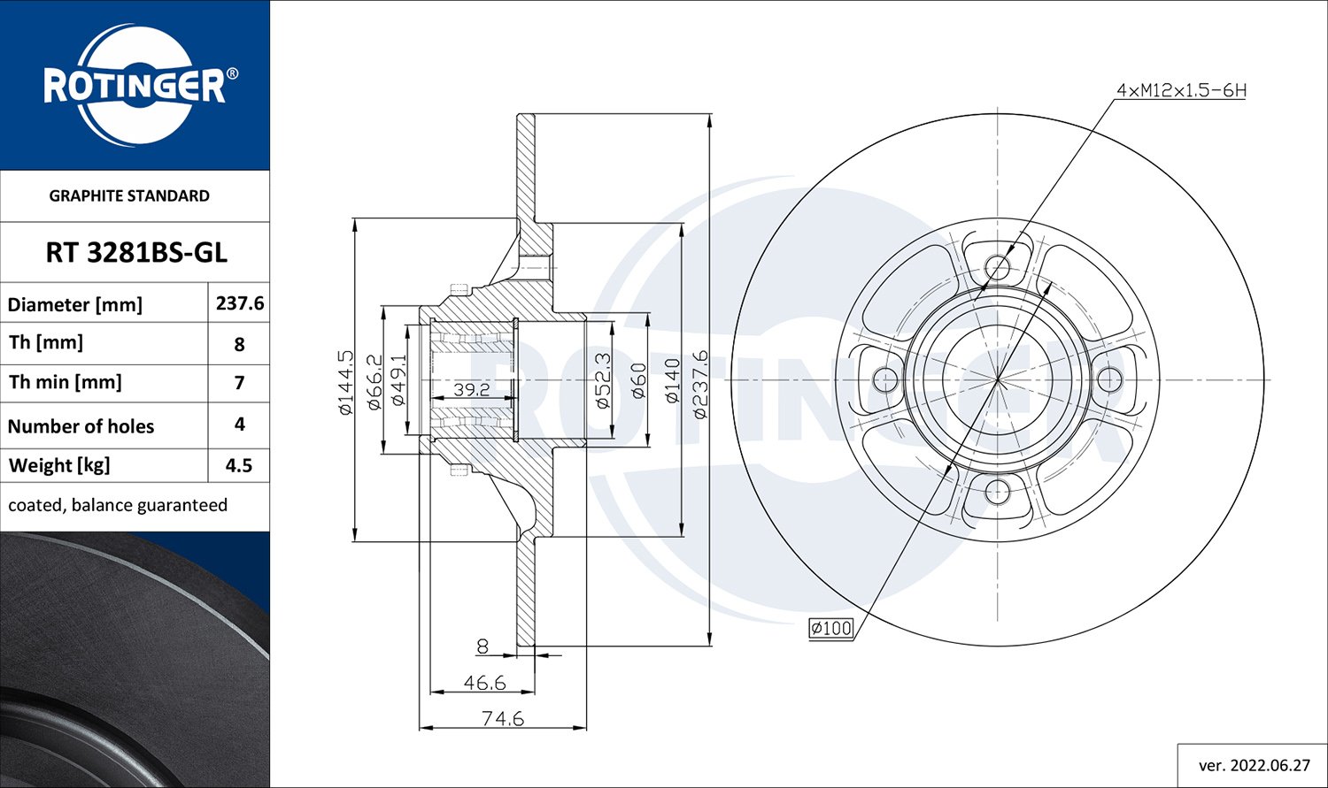 ROTINGER RT 3281BS-GL