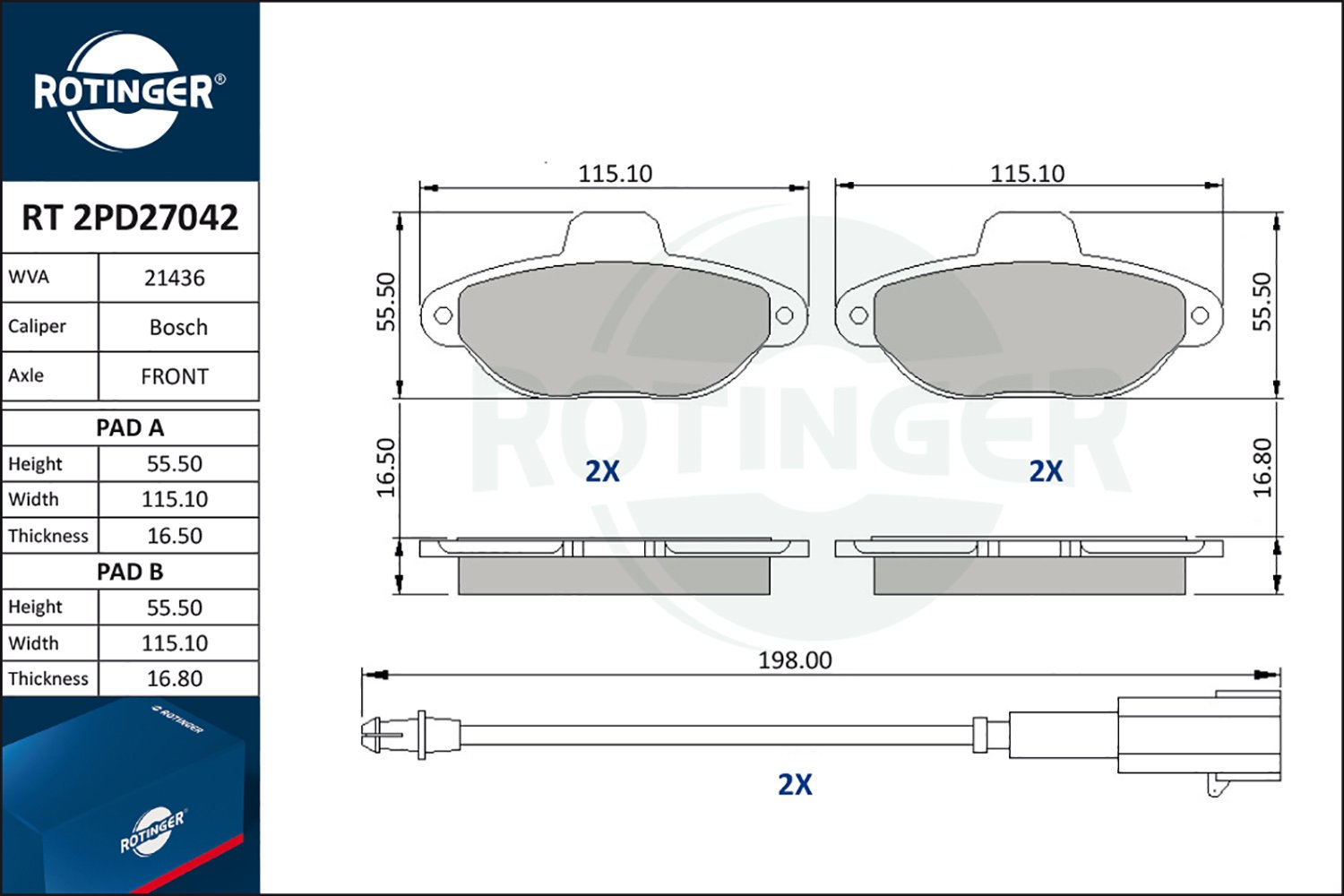 ROTINGER RT 2PD27042