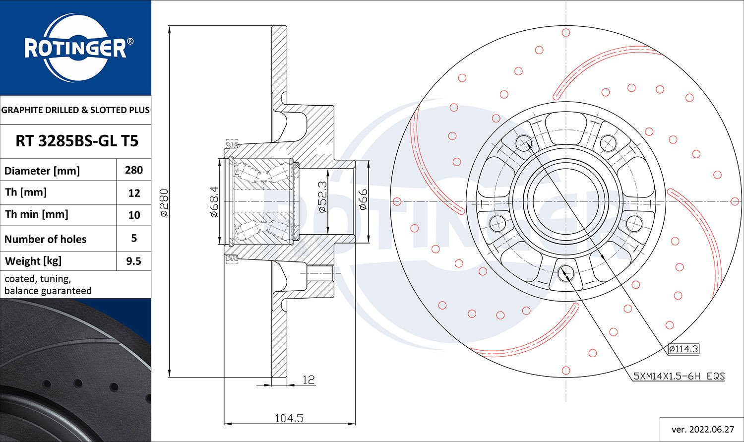 ROTINGER RT 3285BS-GL T5