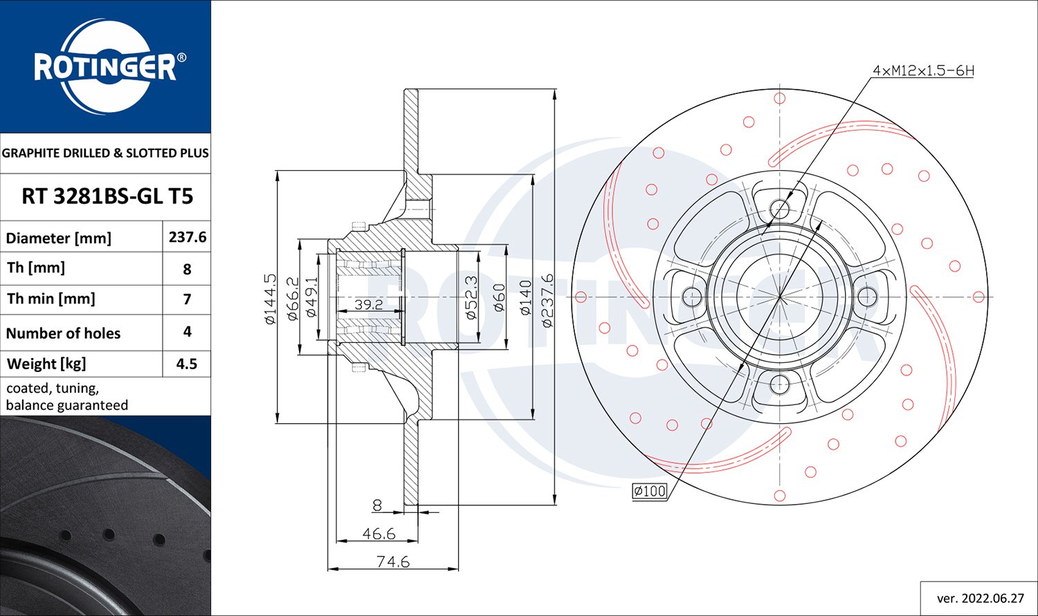 ROTINGER RT 3281BS-GL T5