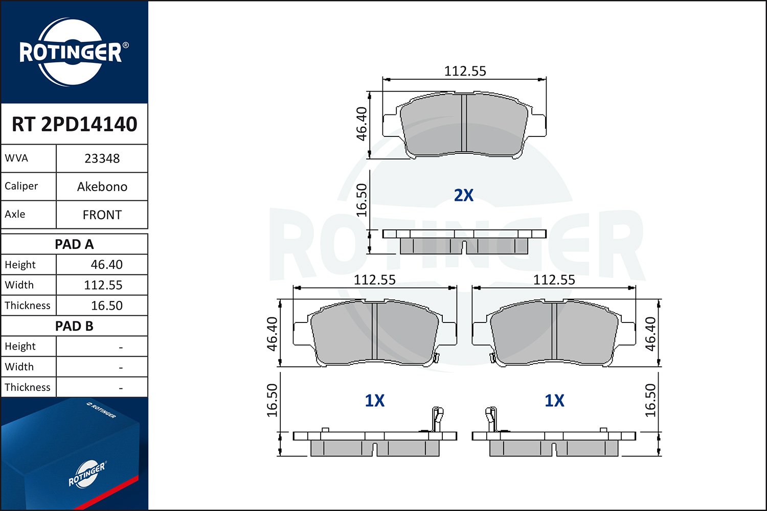 ROTINGER RT 2PD14140