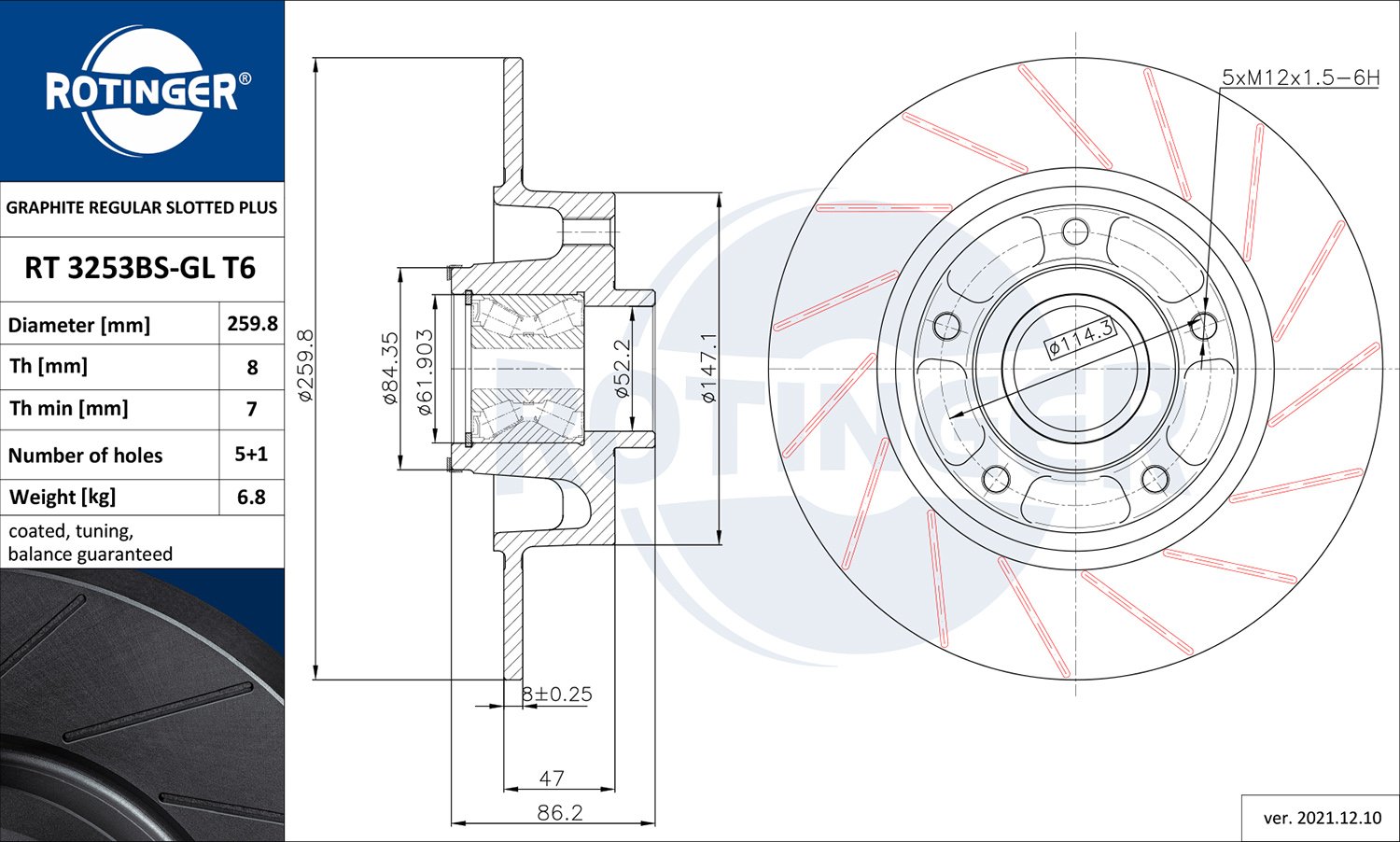 ROTINGER RT 3253BS-GL T6