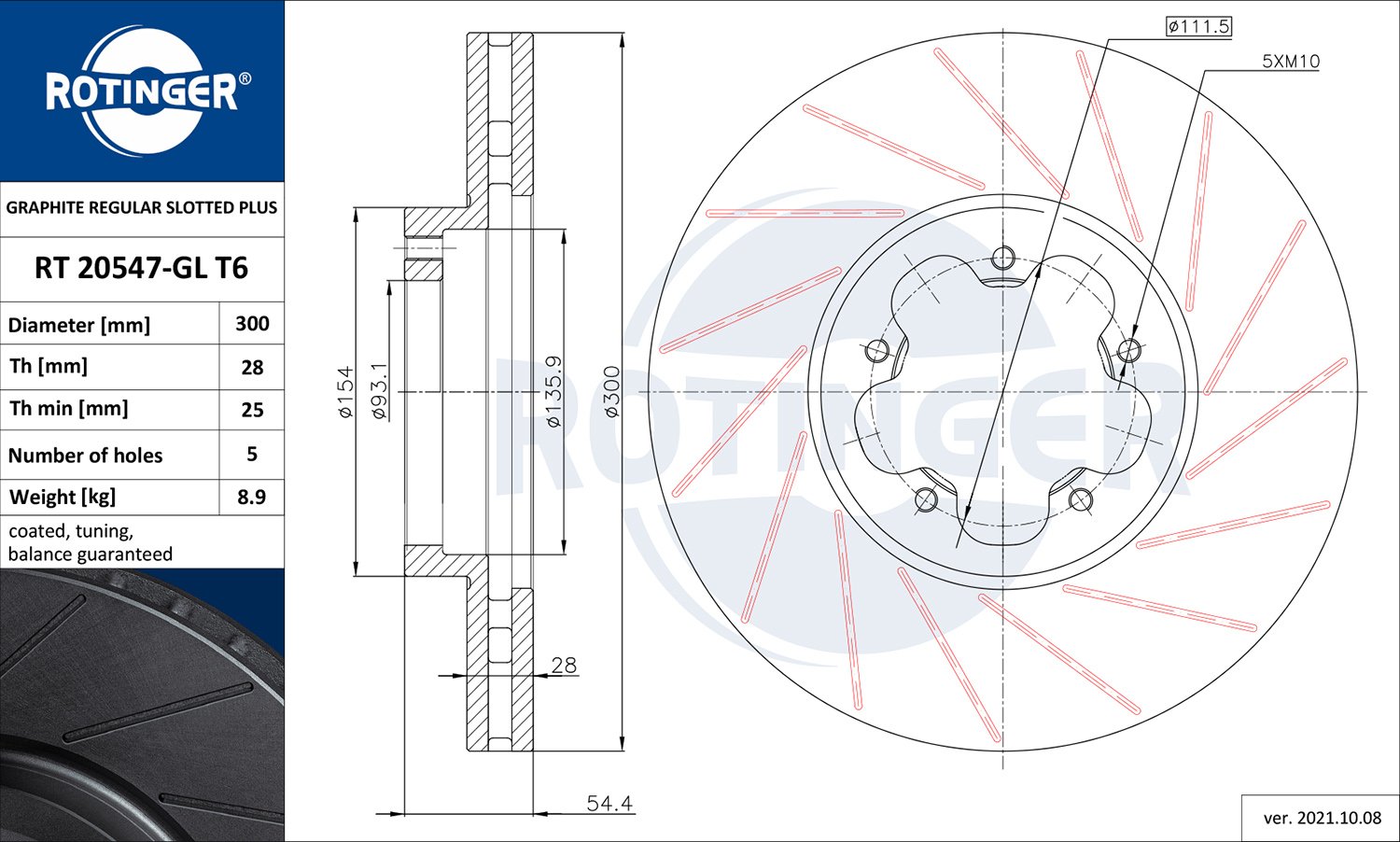 ROTINGER RT 20547-GL T6 ROTINGER RT 20547-GL T6