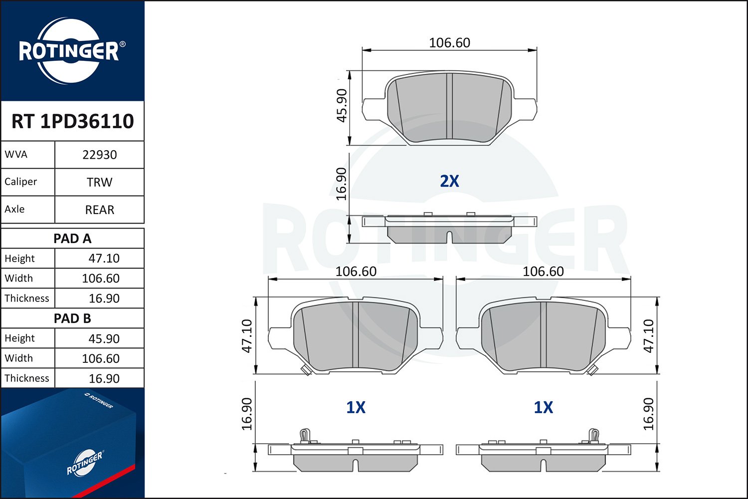 ROTINGER RT 1PD36110