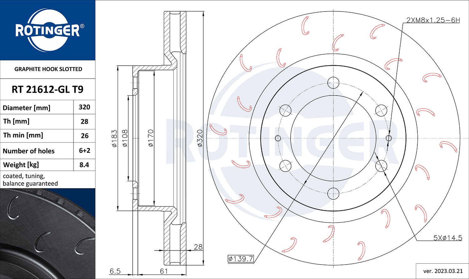 ROTINGER RT 21612-GL T9