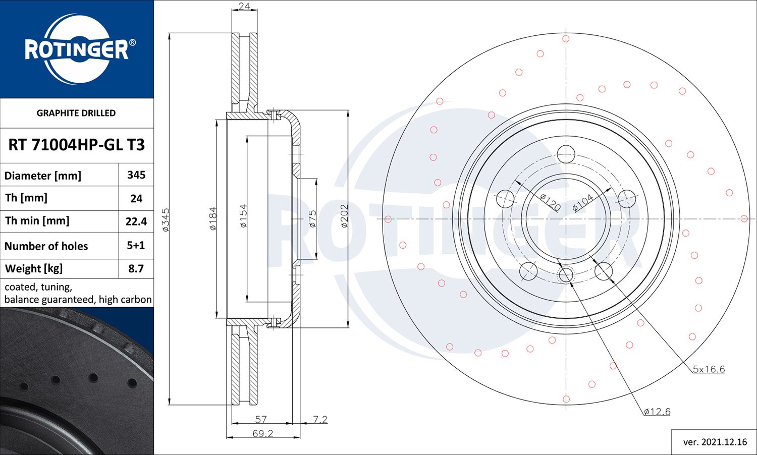 ROTINGER RT 71004HP-GL T3