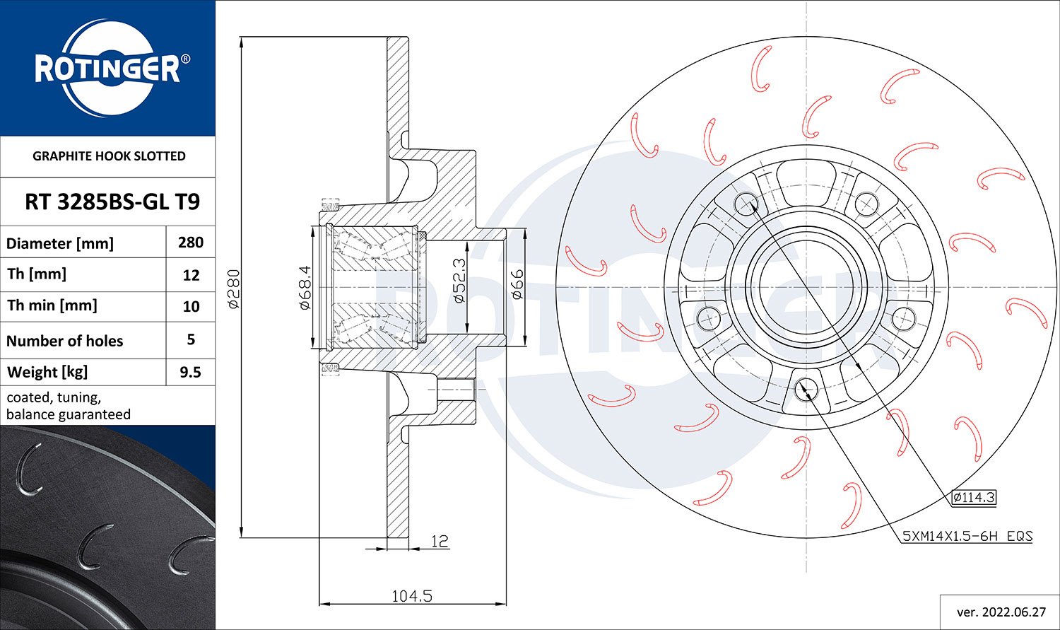 ROTINGER RT 3285BS-GL T9