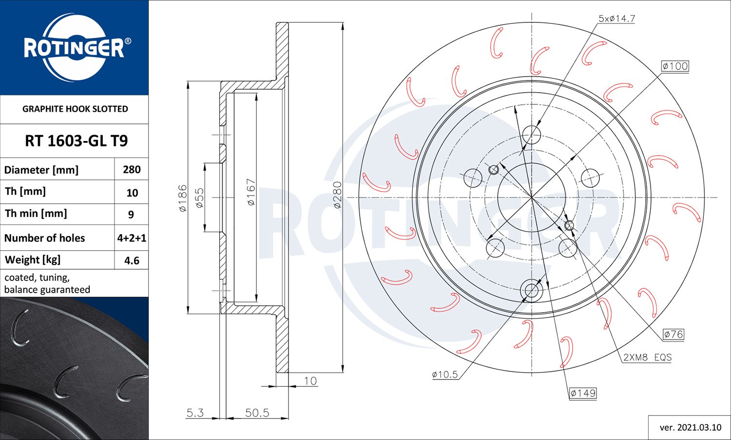 ROTINGER RT 1603-GL T9 ROTINGER RT 1603-GL T9