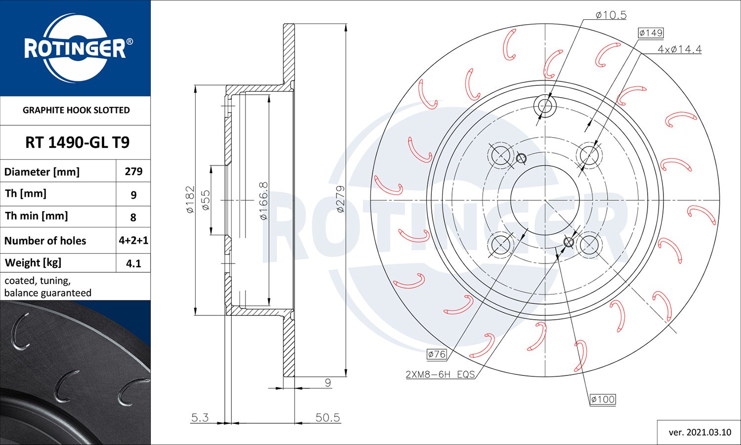 ROTINGER RT 1490-GL T9 ROTINGER RT 1490-GL T9