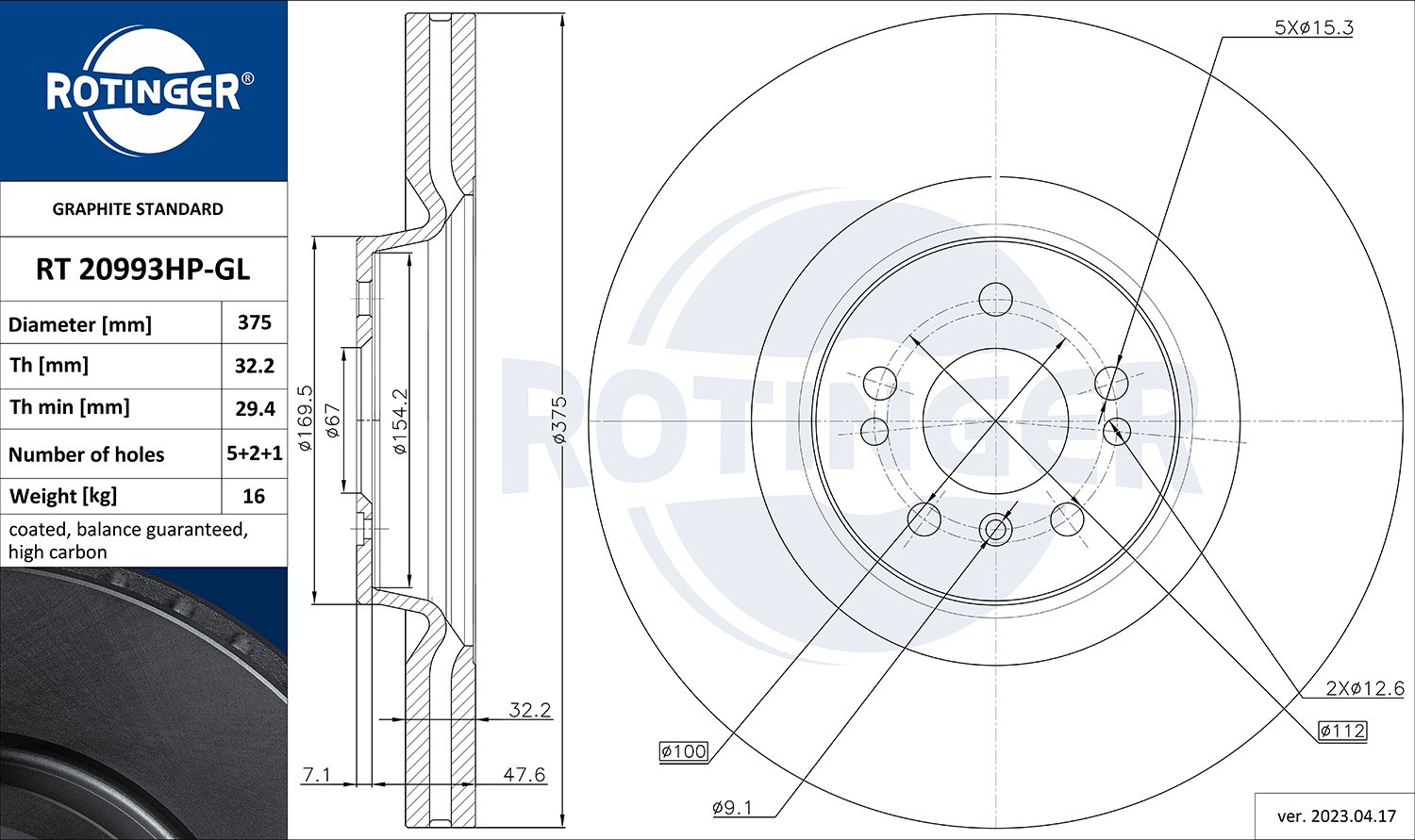 ROTINGER RT 20993HP-GL