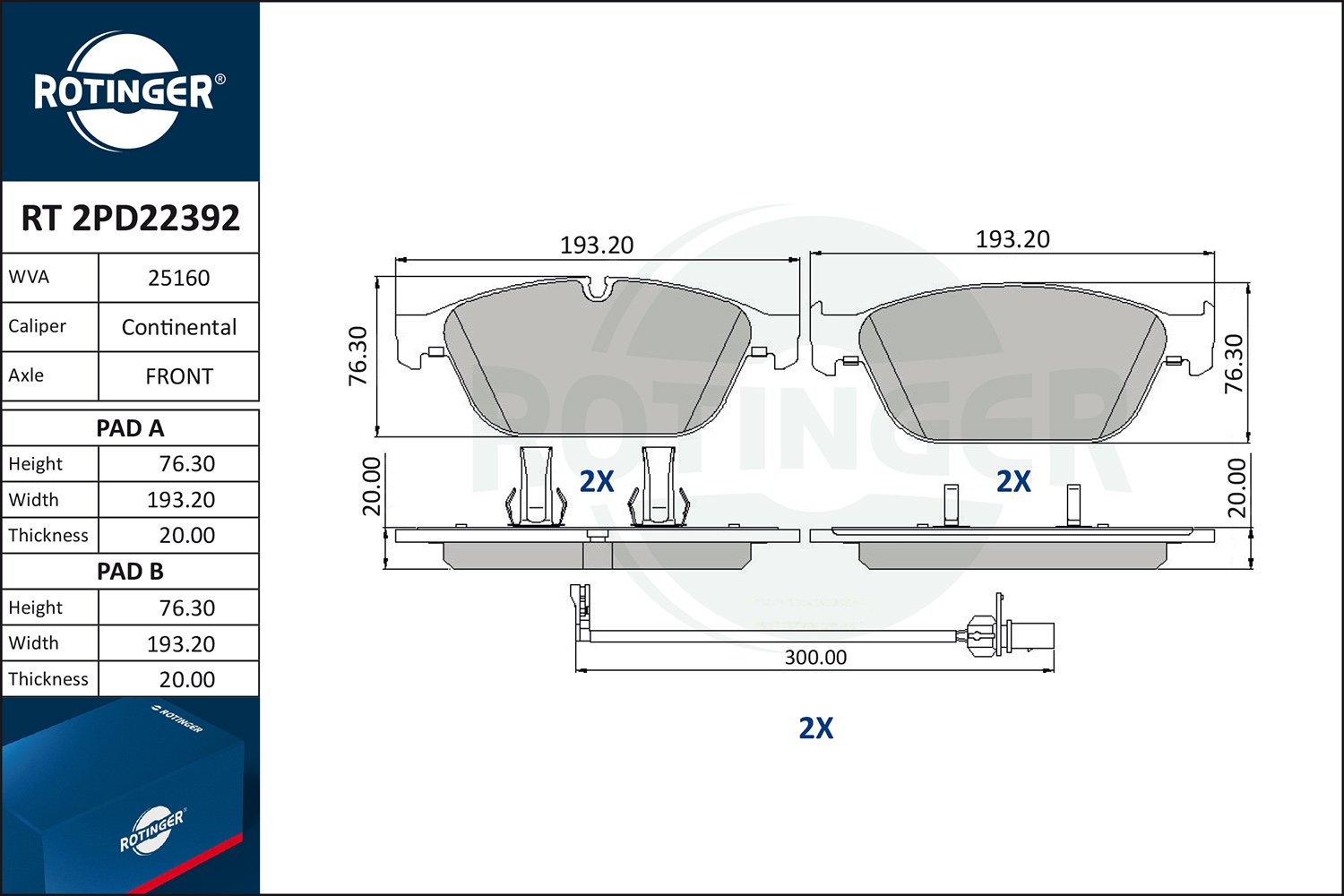 ROTINGER RT 2PD22392