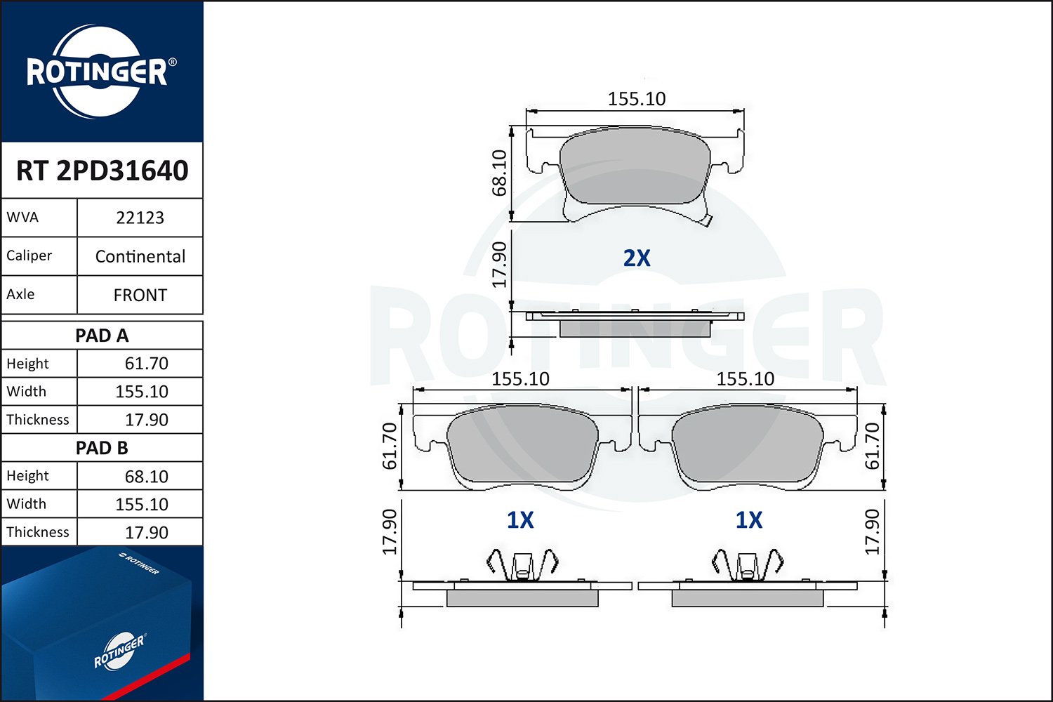 ROTINGER RT 2PD31640