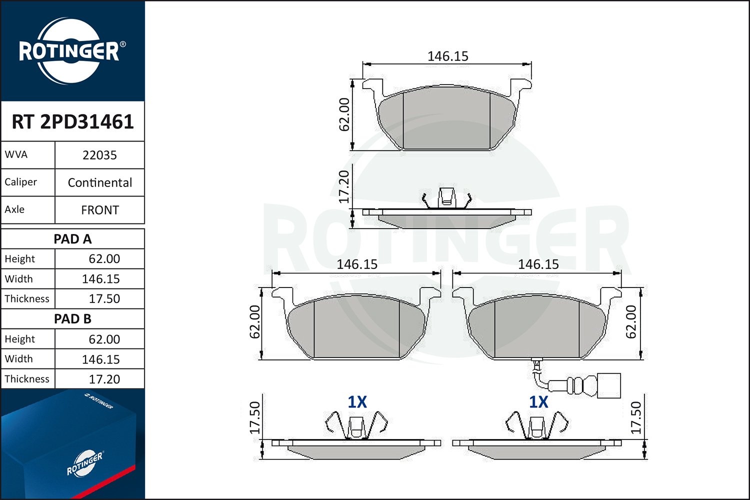 ROTINGER RT 2PD31461