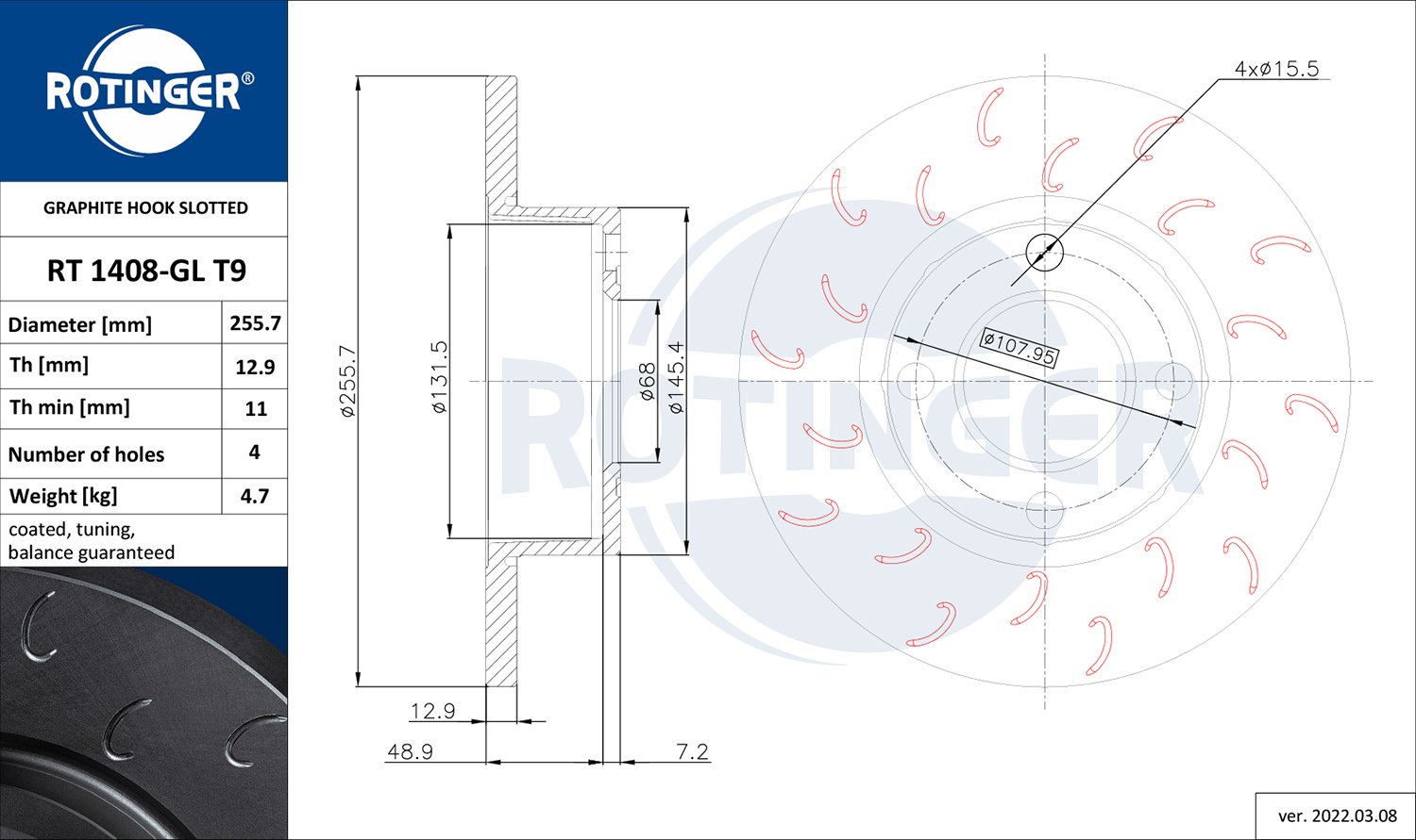 ROTINGER RT 1408-GL T9