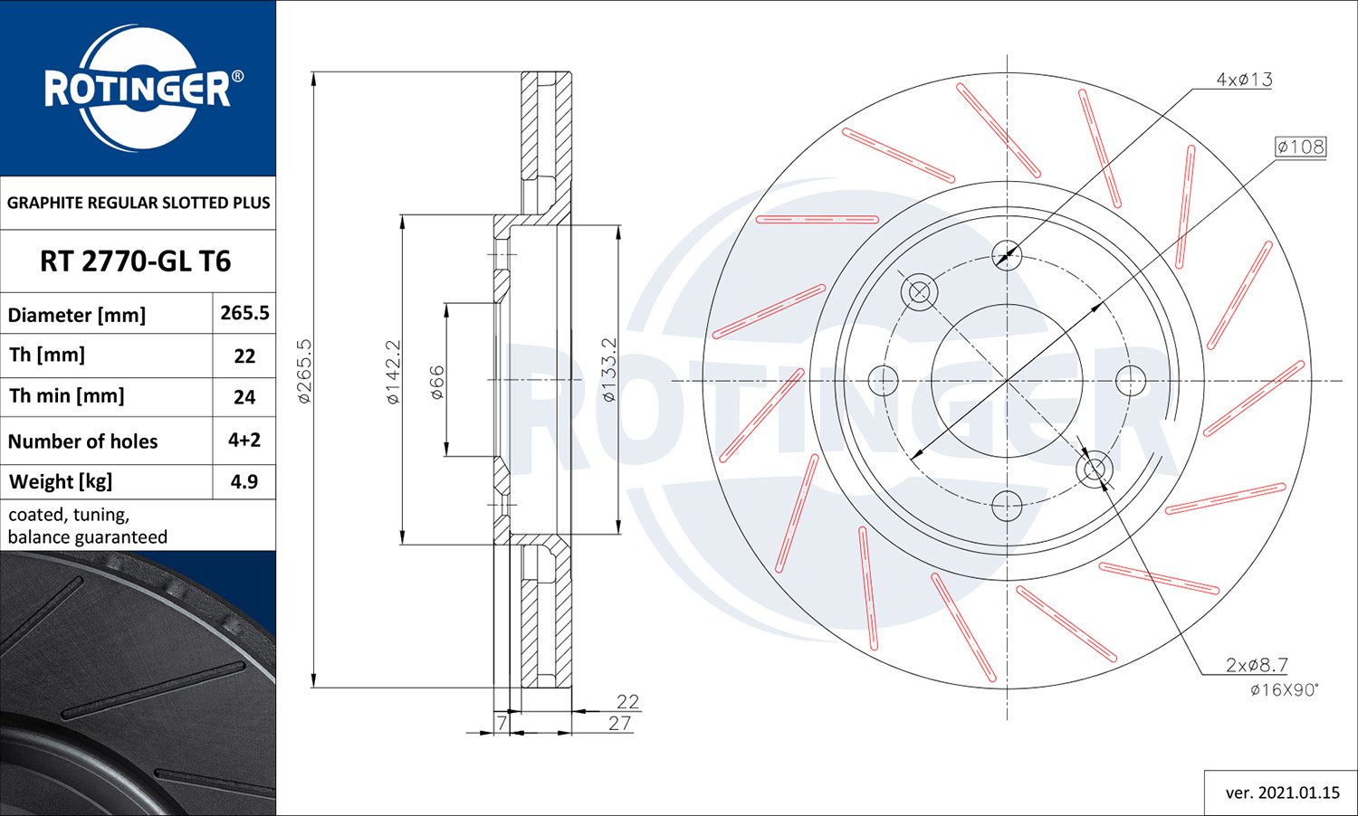 ROTINGER RT 2770-GL T6