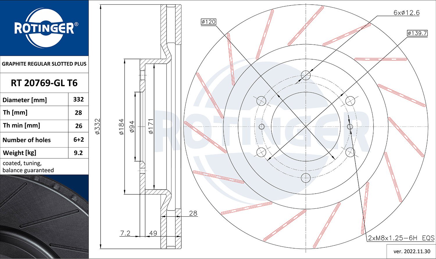 ROTINGER RT 20769-GL T6 ROTINGER RT 20769-GL T6