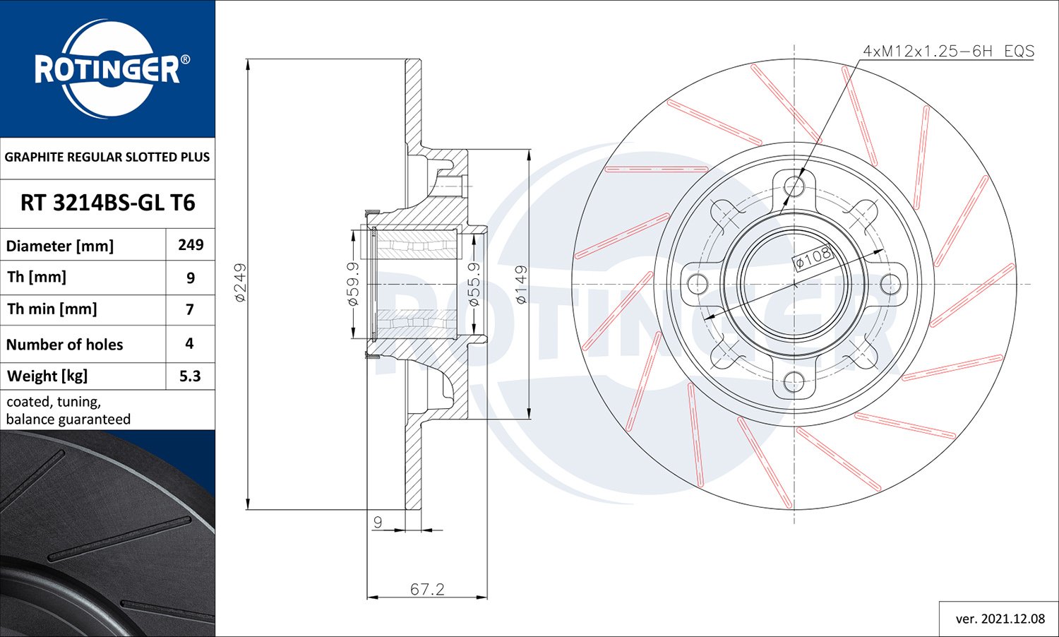 ROTINGER RT 3214BS-GL T6