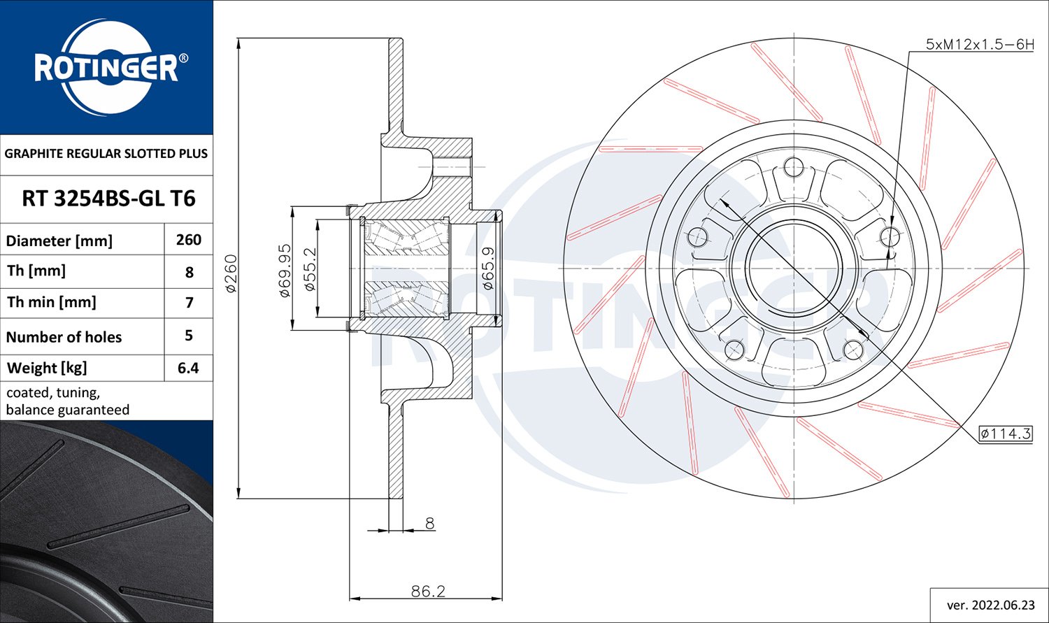 ROTINGER RT 3254BS-GL T6