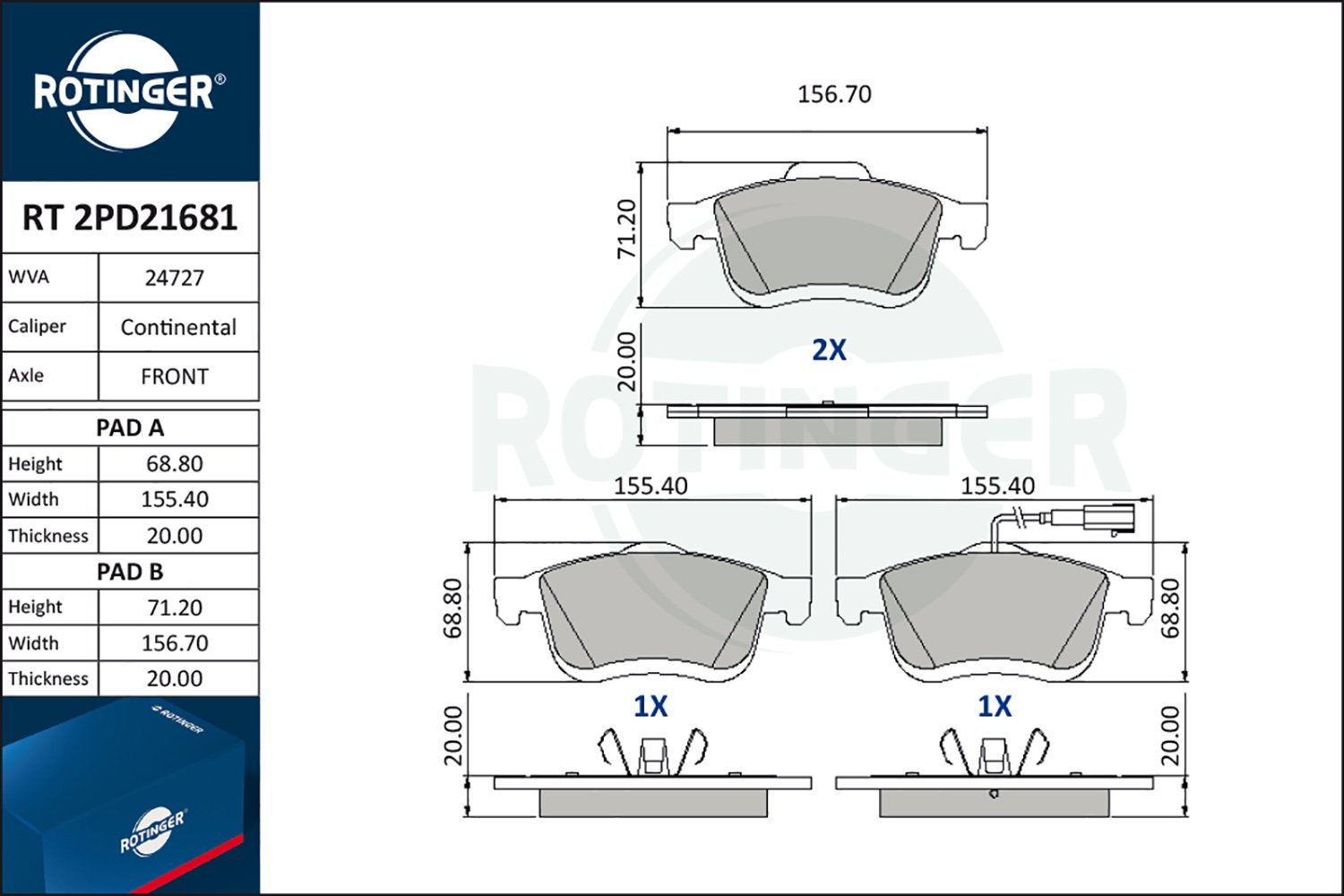 ROTINGER RT 2PD21681