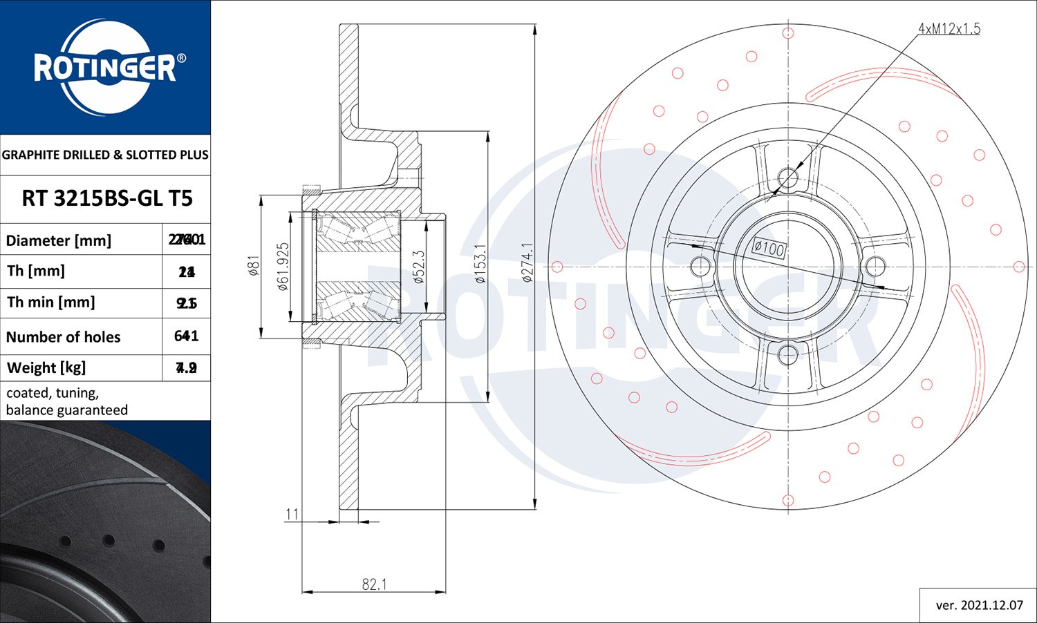 ROTINGER RT 3215BS-GL T5