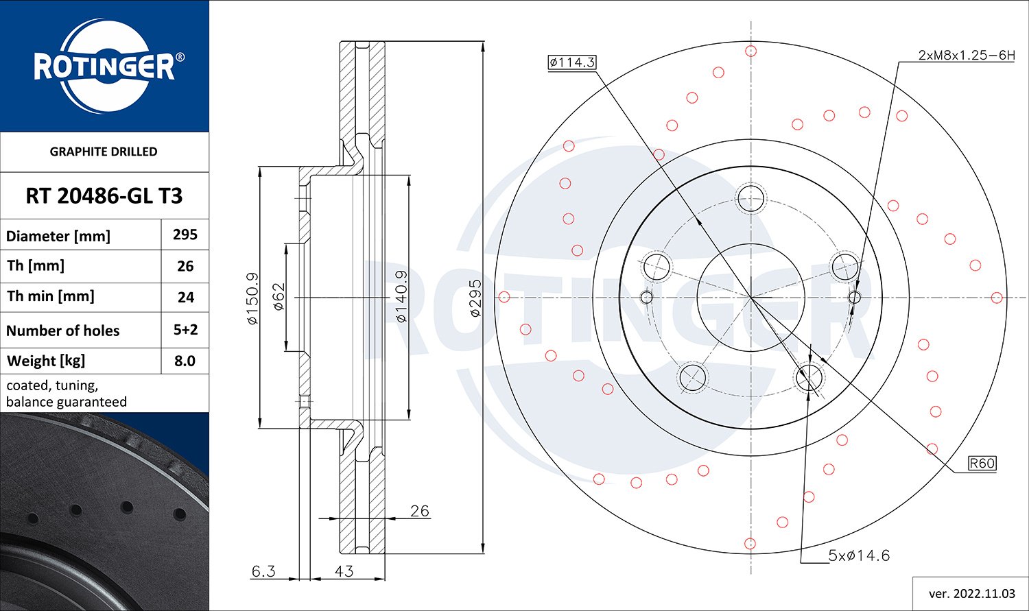 ROTINGER RT 20486-GL T3 ROTINGER RT 20486-GL T3